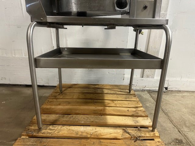 "GROEN TBD/4 - 40" ELECTRIC JACKETED ALL IN ONE 40 QUART STEAM KETTLE MANUAL TILT - Second Life - Equipment - collection_name