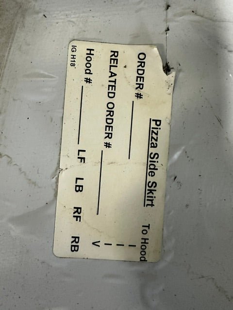 "HALTON MODEL MM-1" S.S EXHAUST HOOD for Lincoln & Middleby CONVEYOR PIZZA OVEN - Second Life-Equipment-#collection_name#