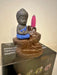Handmade Ceramic Waterfall Incense Holder Buddha Statue + 10 free assorted Incense cones - Second Life - Equipment - collection_name