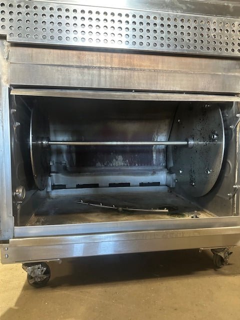 HARDT HEAVY DUTY STAINLESS STEEL DUAL ROTISSERIE OVEN ON WHEELS - Bargains R Ours - #collection_name#