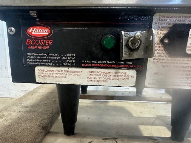 "HATCO C - 9" COMMERCIAL ELECTRIC 6 GAL WATER BOOSTER HEATER, 9KW, 480 V - Second Life - Equipment - collection_name