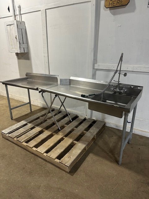 H.D COM S.S LEFTSIDE CLEAN TABLERIGHT SIDE DIRTY TABLE W/SINK FOR DISHWSHER - Second Life - Equipment - collection_name