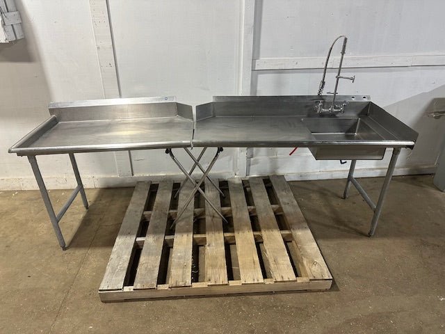 H.D COM S.S LEFTSIDE CLEAN TABLERIGHT SIDE DIRTY TABLE W/SINK FOR DISHWSHER - Second Life - Equipment - collection_name