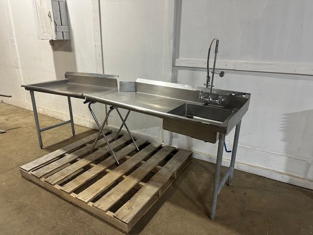 H.D COM S.S LEFTSIDE CLEAN TABLERIGHT SIDE DIRTY TABLE W/SINK FOR DISHWSHER - Second Life - Equipment - collection_name