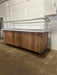 H.D COMMERCIAL 96 1/8"W ICE BATH COLD BUFFET TABLE WITH SNEEZE GUARD & CASTERS - Second Life - Equipment - collection_name