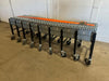 H.D COMMERCIAL EXPANDABLE STEEL SKATEWHEEL CONVEYOR 86"L (COMPRESS)-213"L EXPAND - Second Life-Equipment-collection_name
