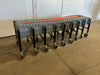 H.D COMMERCIAL EXPANDABLE STEEL SKATEWHEEL CONVEYOR 86"L (COMPRESS)-213"L EXPAND - Second Life-Equipment-collection_name