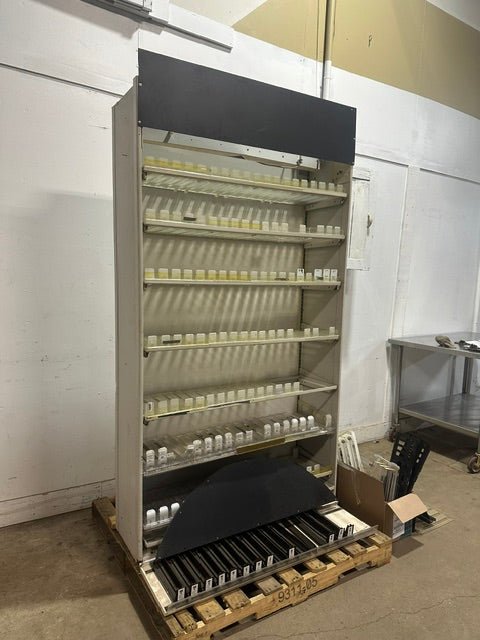 H.D COMMERCIAL LIGHTED CIGARETTE DISPLAY RACK W/ ACCESSORIES, 85.5"Hx47.5"Wx14"D - Second Life - Equipment - collection_name