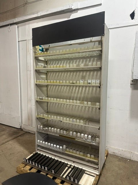 H.D COMMERCIAL LIGHTED CIGARETTE DISPLAY RACK W/ ACCESSORIES, 85.5"Hx47.5"Wx14"D - Second Life - Equipment - collection_name