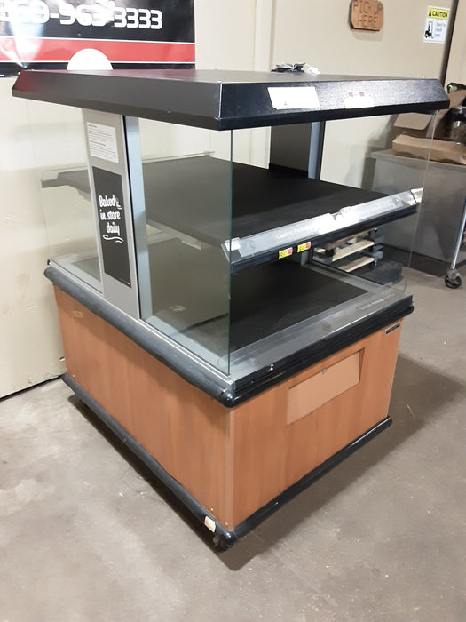 H.D COMMERCIAL LIGHTED / HEATED 2 TIERS HOT FOOD WARMER DISPLAY - Bargains R Ours - #collection_name#