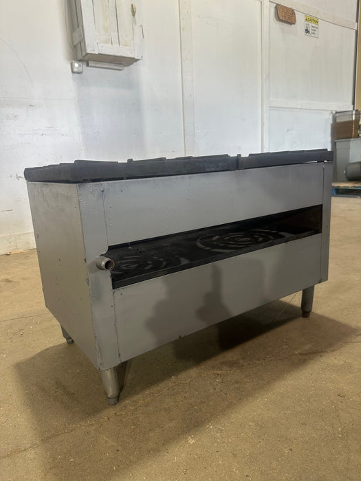 H.D COMMERCIAL NAT GAS 2 BURNER STOVE WITH GREASE CATCHER PAN - Second Life - Equipment - collection_name