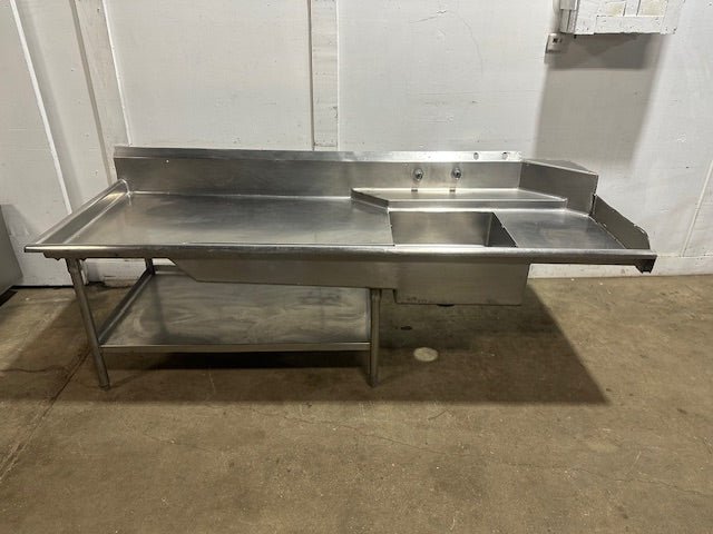 H.D COMMERCIAL S.S LEFT SIDE DIRTY TABLE W/SINK FOR DISHWSHER - Second Life - Equipment - collection_name