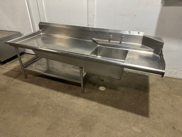 H.D COMMERCIAL S.S LEFT SIDE DIRTY TABLE W/SINK FOR DISHWSHER - Second Life - Equipment - collection_name