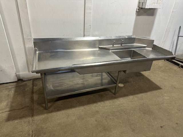 H.D COMMERCIAL S.S LEFT SIDE DIRTY TABLE W/SINK FOR DISHWSHER - Second Life - Equipment - collection_name