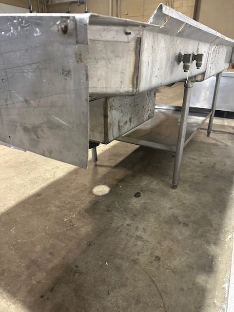 H.D COMMERCIAL S.S LEFT SIDE DIRTY TABLE W/SINK FOR DISHWSHER - Second Life - Equipment - collection_name