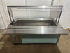 H.D COMMERCIAL S.S REFRIGERATED BUFFET TABLE W/SNEEZE GUARD ON CASTERS,120V 1PH - Second Life - Equipment - collection_name