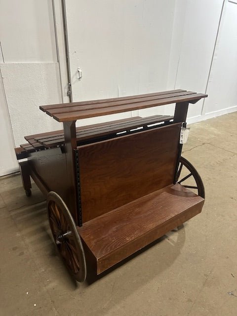 HD COMMERCIAL WOODEN BAKERY /SUNDRY DISPLAY MERCHANDISER WAGON - Bargains R Ours - #collection_name#