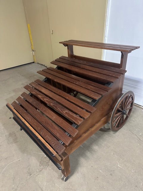 HD COMMERCIAL WOODEN BAKERY /SUNDRY DISPLAY MERCHANDISER WAGON - Bargains R Ours - #collection_name#