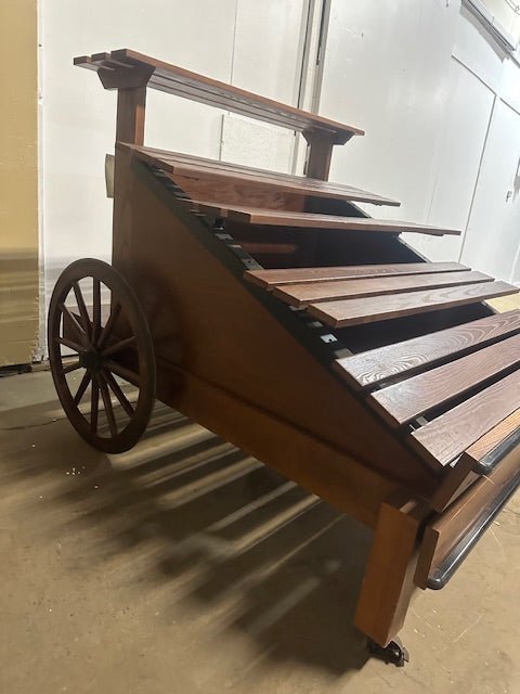 HD COMMERCIAL WOODEN BAKERY /SUNDRY DISPLAY MERCHANDISER WAGON - Bargains R Ours - #collection_name#