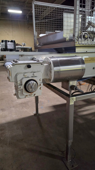 H.D INDUSTRIAL 69 1/2"H x 154"L x 39 1/2"D BRUSH FEED CONVEYOR LINE - Second Life-Equipment-#collection_name#