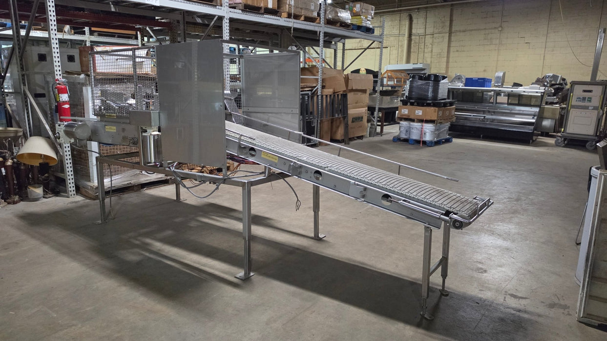 H.D INDUSTRIAL 69 1/2"H x 154"L x 39 1/2"D BRUSH FEED CONVEYOR LINE - Second Life-Equipment-#collection_name#