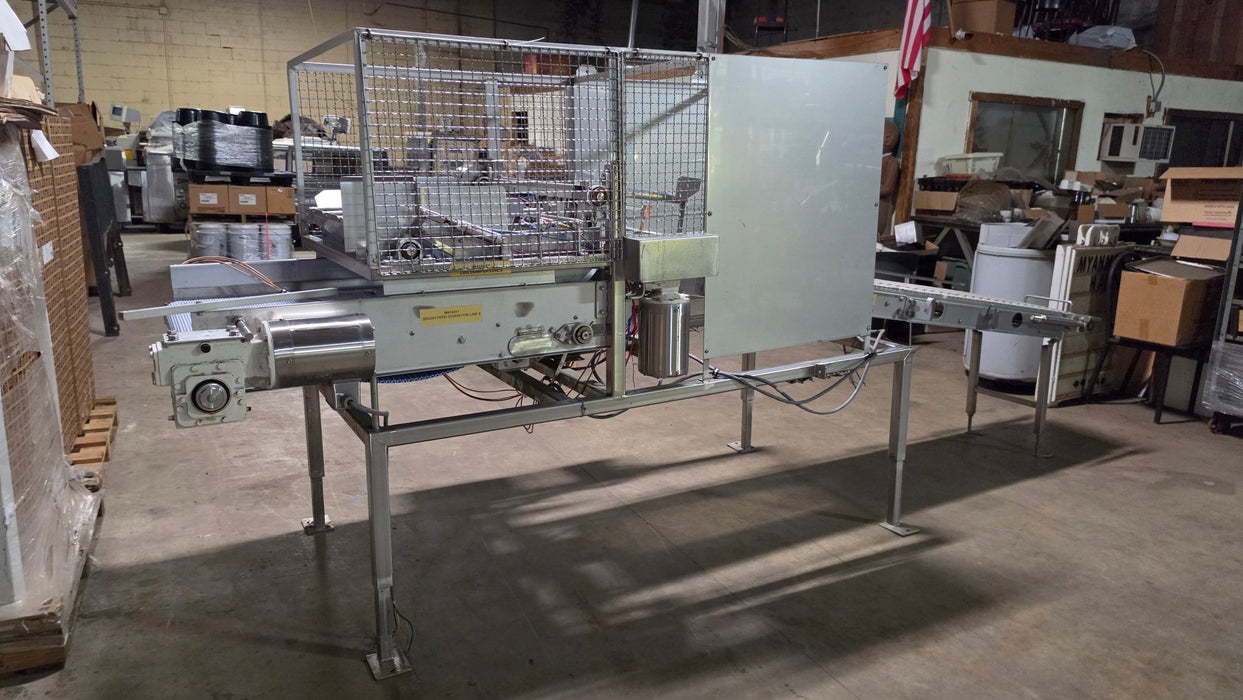 H.D INDUSTRIAL 69 1/2"H x 154"L x 39 1/2"D BRUSH FEED CONVEYOR LINE - Second Life-Equipment-#collection_name#