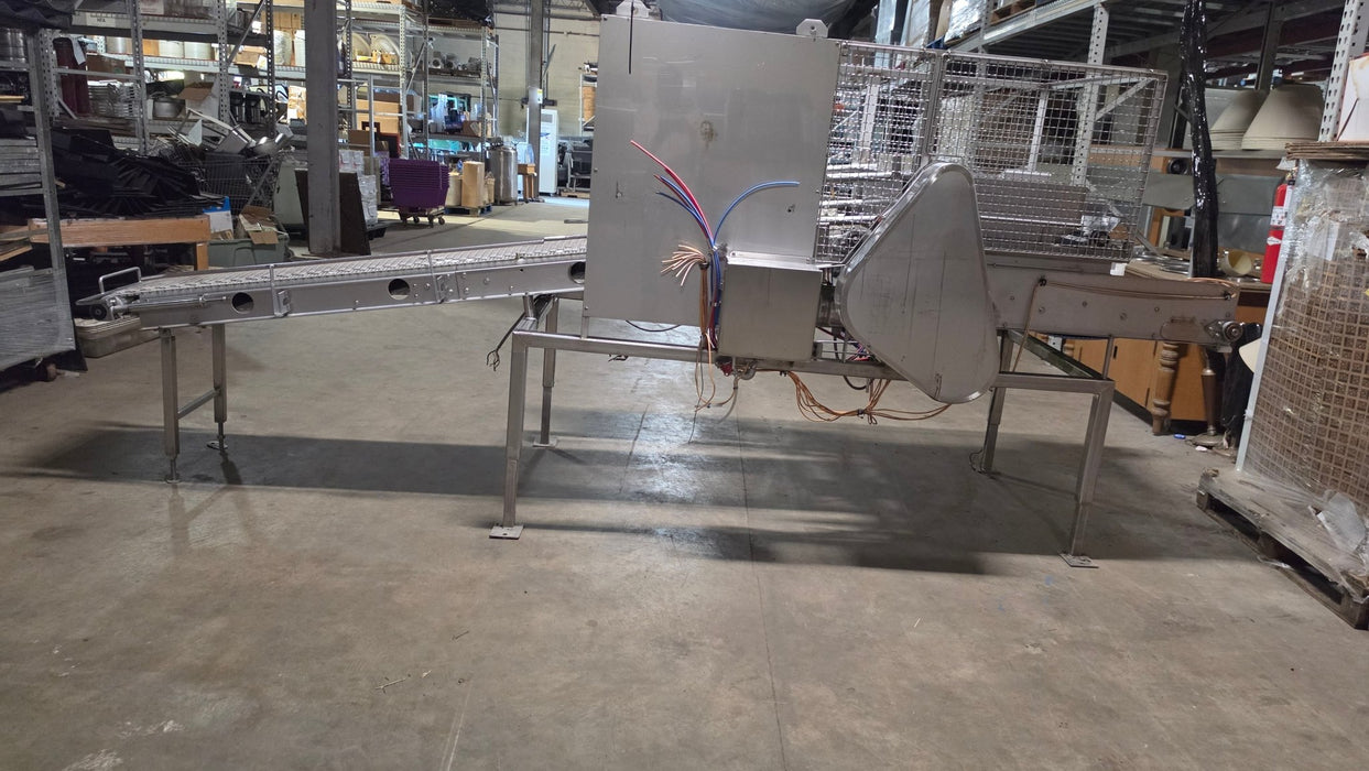 H.D INDUSTRIAL 69 1/2"H x 154"L x 39 1/2"D BRUSH FEED CONVEYOR LINE - Second Life-Equipment-#collection_name#