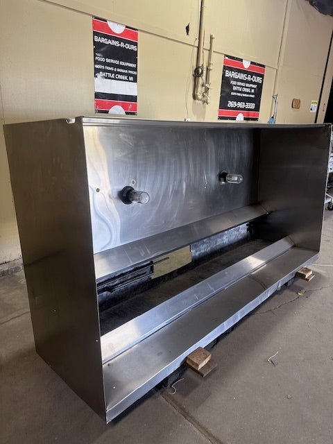 HEAVY DUTY COMMERCIAL STAINLESS STEEL HOOD DUCT OPENING 21"W X 11"D - Bargains R Ours - #collection_name#