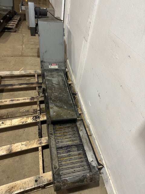 "HENNING 11098" H.D INDUSTRIAL 12"W CHIP CONVEYOR , 1/8 HP 37"H x 101"L x 23"D - Second Life - Equipment - collection_name