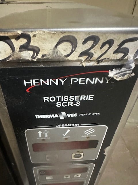 HENNY PENNY ELECTRIC PHASE 3 ROTISSERIE OVEN MODEL SCR - 8 - Bargains R Ours - #collection_name#