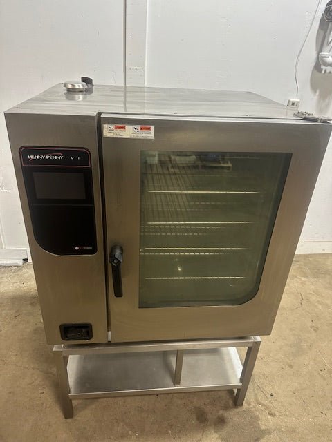 "HENNY PENNY FLEX FUSION PLATINUM FPE115.560.01"ELECTRIC COMBI STEAMER OVEN WITH STAND - Second Life - Equipment - collection_name