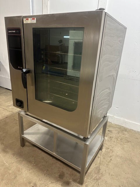 "HENNY PENNY FLEX FUSION PLATINUM FPE115.560.01"ELECTRIC COMBI STEAMER OVEN WITH STAND - Second Life - Equipment - collection_name