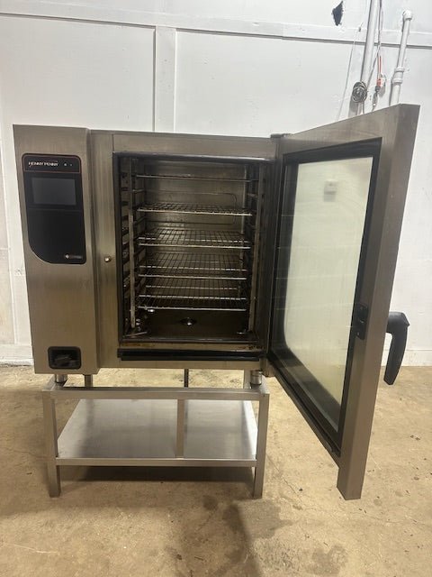 "HENNY PENNY FLEX FUSION PLATINUM FPE115.560.01"ELECTRIC COMBI STEAMER OVEN WITH STAND - Second Life - Equipment - collection_name