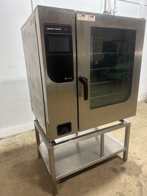 "HENNY PENNY FLEX FUSION PLATINUM FPE115.560.01"ELECTRIC COMBI STEAMER OVEN WITH STAND - Second Life - Equipment - collection_name