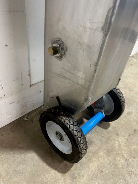 HENNY PENNY FS100 SHORTENING SHUTTLE 60LB/8.5 GAL S.S. WASTE OIL TRANSPORT - Second Life - Equipment - collection_name