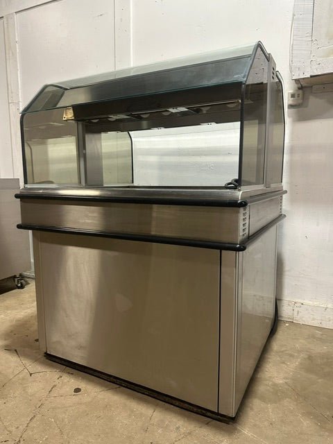 "HENNY PENNY HMI-103" HD COM LIGHTED / HEATED HOT FOOD DISPLAY/WARMER ON CASTER - Second Life-Equipment-#collection_name#