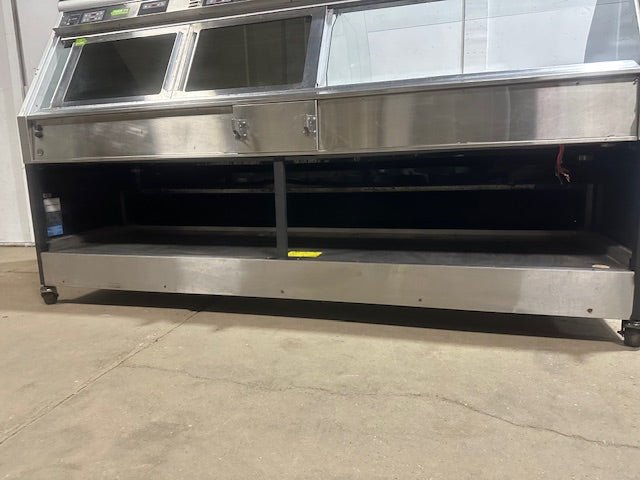 "HENNY PENNY MPB - 107" 208V 7 WELLS DUAL SERVICE HOT FOOD DISPLAY CASE,95.5"W - Second Life - Equipment - collection_name