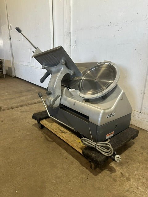 "HOBART 2912" H.D MANUAL COMMERCIAL COUNTERTOP 12" BLADE MEAT SLICER,120V 1PH - Second Life - Equipment - collection_name