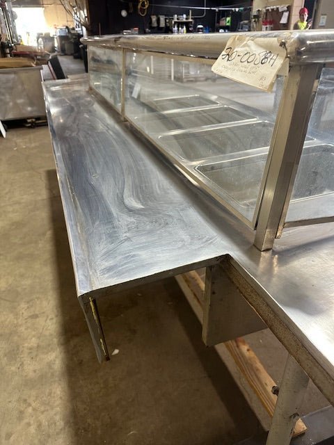 "HOBART" 4 HOT WELL CAFETERIA SERVING LINE TABLE - Bargains R Ours - #collection_name#