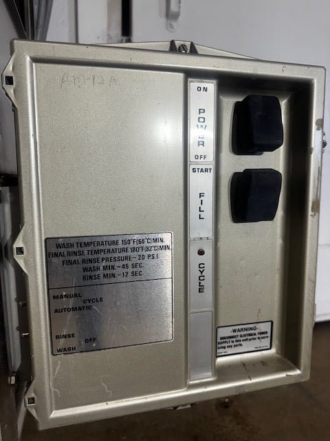 "HOBART AM-12" COMMERCIAL ELECTRIC 3PH HIGH-TEMP STAINLESS STEEL DISHWASHER - Second Life-Equipment-collection_name