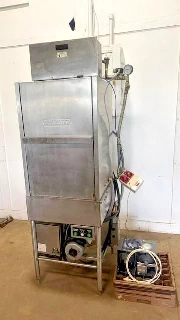 "HOBART AM14F" H.D COMMERCIAL HIGH TEMPERATURE FRONT LOADED DOOR DISHWASHER - Second Life-Equipment-collection_name