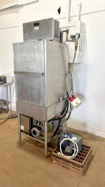 "HOBART AM14F" H.D COMMERCIAL HIGH TEMPERATURE FRONT LOADED DOOR DISHWASHER - Second Life-Equipment-collection_name