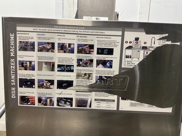 HOBART AM15SCB HD CHEMICAL SANITIZING PASS THRU DISHWASHER, 208/240V, 1PH - Second Life - Equipment - collection_name