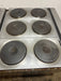 "HOBART CR43" 6 BURNERS DUAL PHASE ELECTRIC STOVE/RANGE W/OVEN AND 2 DRIP TRAYS ON CASTERS - Second Life - Equipment - collection_name
