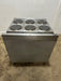 "HOBART CR43" 6 BURNERS DUAL PHASE ELECTRIC STOVE/RANGE W/OVEN AND 2 DRIP TRAYS ON CASTERS - Second Life - Equipment - collection_name