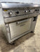 "HOBART CR43" 6 BURNERS DUAL PHASE ELECTRIC STOVE/RANGE W/OVEN AND 2 DRIP TRAYS ON CASTERS - Second Life - Equipment - collection_name