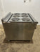 "HOBART CR43" 6 BURNERS DUAL PHASE ELECTRIC STOVE/RANGE W/OVEN AND 2 DRIP TRAYS ON CASTERS - Second Life - Equipment - collection_name