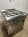 "HOBART CR43" 6 BURNERS DUAL PHASE ELECTRIC STOVE/RANGE W/OVEN AND 2 DRIP TRAYS ON CASTERS - Second Life - Equipment - collection_name