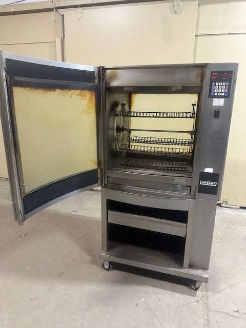 HOBART DUAL PHASE ROTISSERIE OVEN DIGITAL CONTROL 4 BASKETS AND DOUBLE PASS THROUGH DOORS - Bargains R Ours - #collection_name#