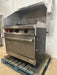 "HOBART" NATURAL GAS 2 BURNER RANGE WITH OVEN AND 24 INCH GRIDDLE - Second Life - Equipment - collection_name